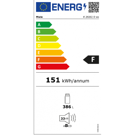 Réfrigérateur MIELE K28202 DWS