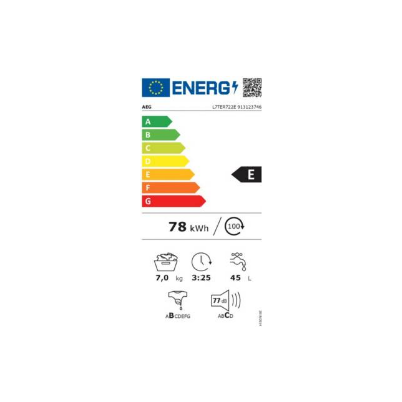 Lave Linge AEG L7TER722E