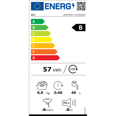 Lave Linge AEG L8FER942C