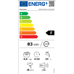 Lave Linge ELECTROLUX EW6T3164AA