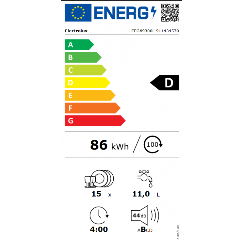 Lave Vaisselle ELECTROLUX EEG69300L