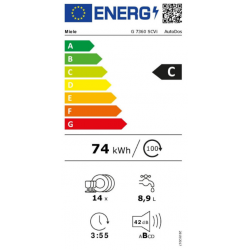Lave Vaisselle MIELE G7360SCVIAD
