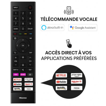 Télévision HISENSE 50A7GQ