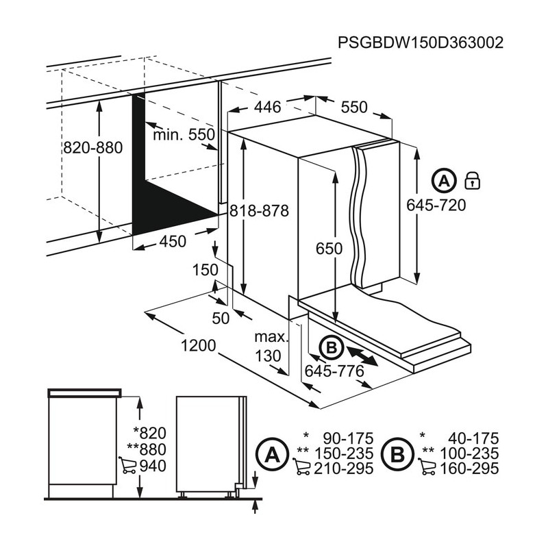 Lave Vaisselle AEG FSE72507P