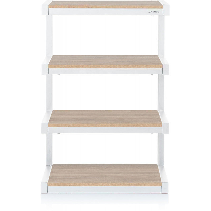 Meuble TV NORSTONE ESSE HIFI BLANC ET CHÊNE