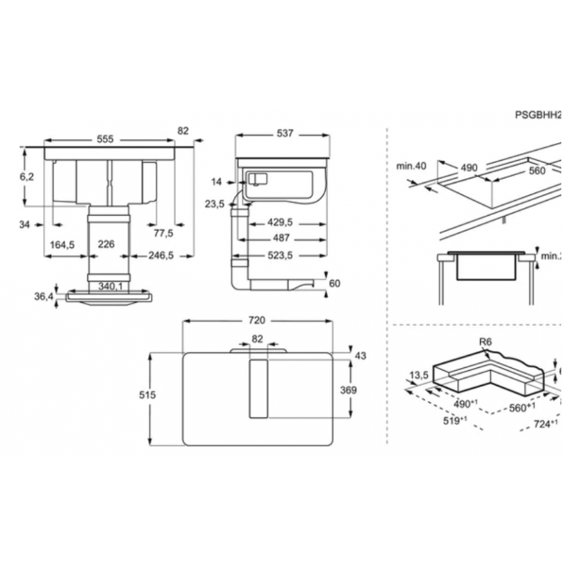 Plaque de cuisson AEG IDE74243IB