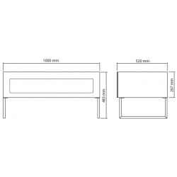 Meuble TV NORSTONE NORKHA100BGRP
