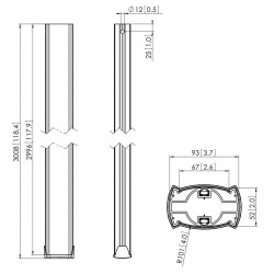 Supports TV VOGEL'S PUC 2530