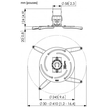 Supports vidéoprojecteurs VOGEL'S PPC 2500