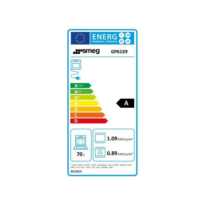Cuisinière SMEG GP61X9