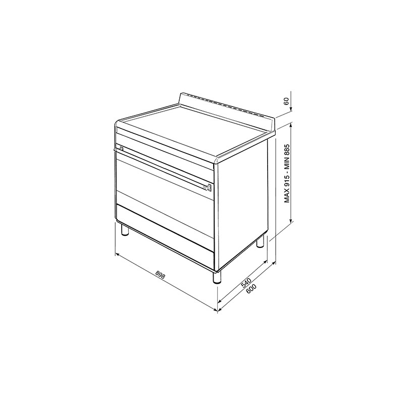 Cuisinière SMEG BG91CTN9-1