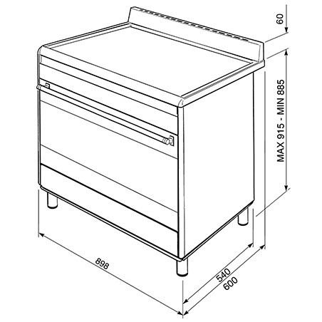 Cuisinière SMEG BG91CTN9-1