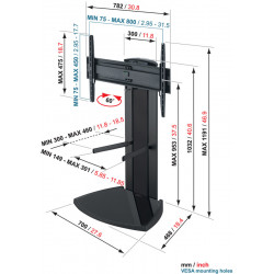 Supports TV VOGEL'S EFF 8340