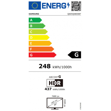 Télévision SAMSUNG QE65QN800B