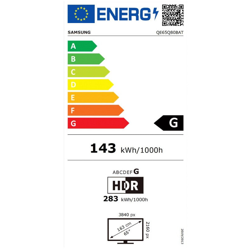 Télévision SAMSUNG QE65Q80B