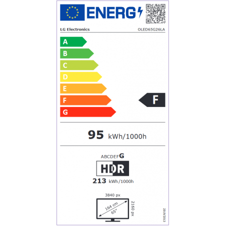 Télévision LG OLED65G26LA