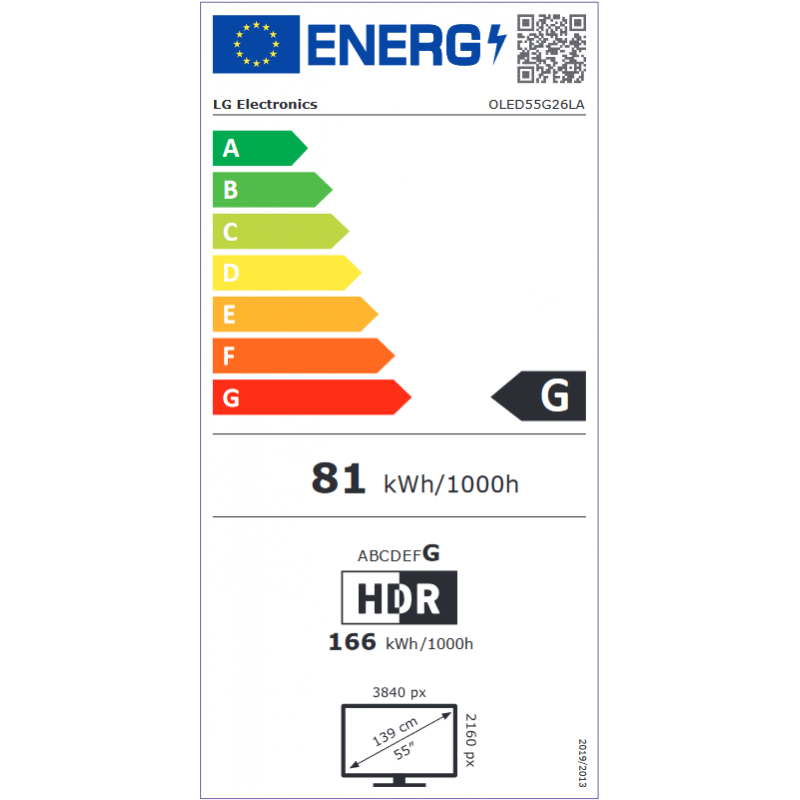 Télévision LG OLED55G26LA