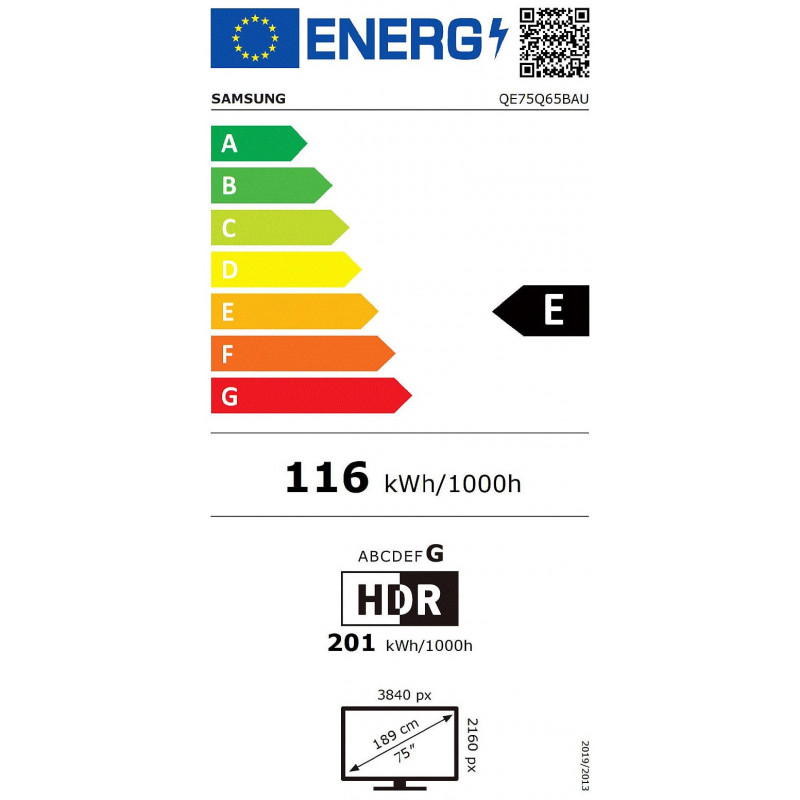 Télévision SAMSUNG QE75Q65B