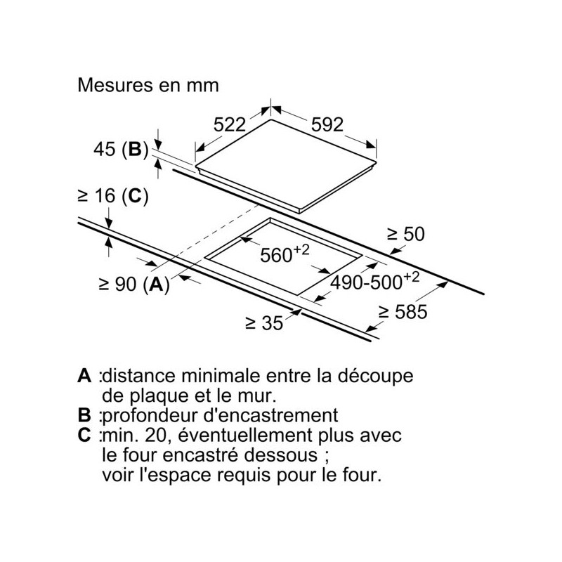 Plaque de cuisson SIEMENS ET61RBKB8E