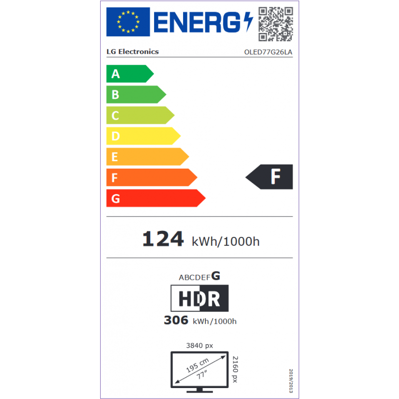 Télévision LG OLED77G26LA