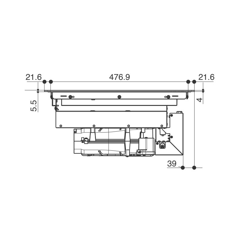 Plaque de cuisson ROBLIN GALILEO SMART 600N-FABER