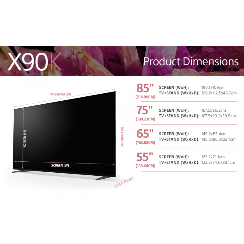 Télévision SONY XR55X90KAEP