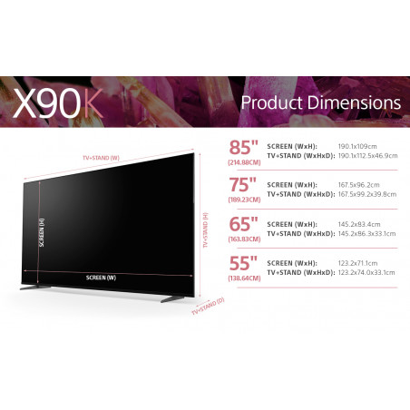 Télévision SONY XR55X90KAEP
