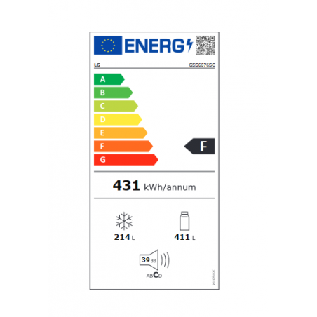 Réfrigérateur congélateur LG GSS6676SC