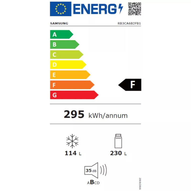Réfrigérateur congélateur SAMSUNG RB3CA6B2FB1/EF
