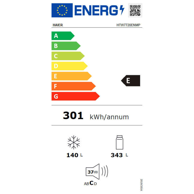 Réfrigérateur congélateur HAIER HTW7720ENMP