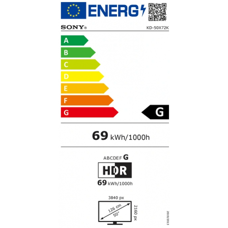 Télévision SONY KD50X72KPAEP