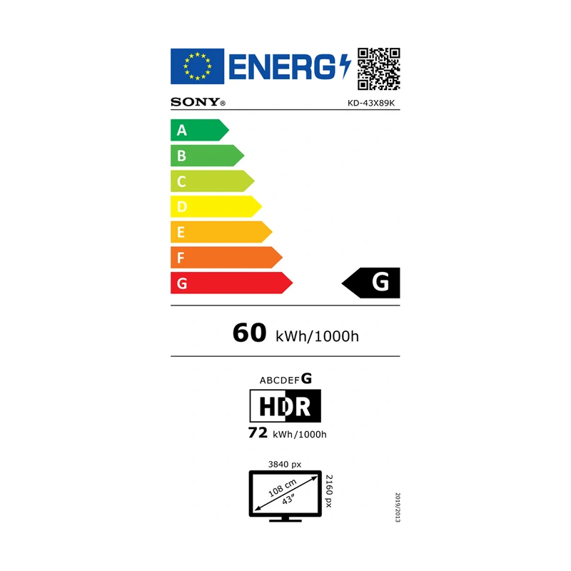 Télévision SONY KD43X89KPAEP