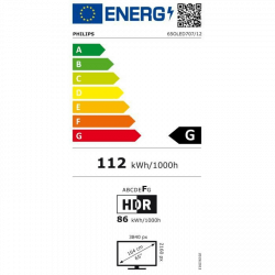 Télévision PHILIPS 65OLED707/12