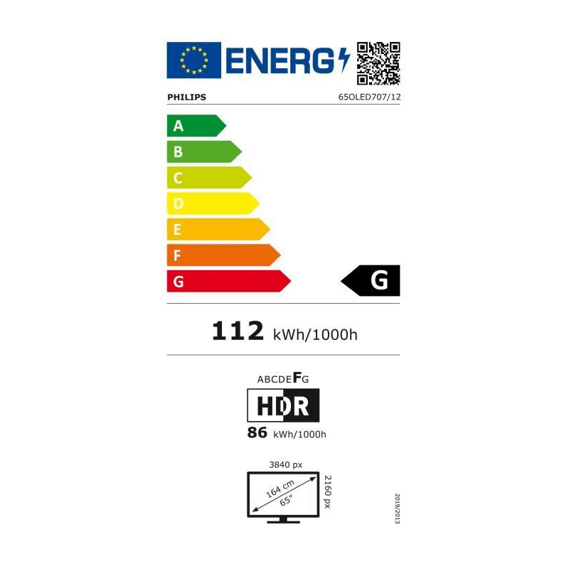 Télévision PHILIPS 65OLED707/12