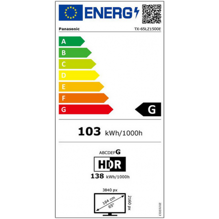 Télévision PANASONIC TX-65LZ1500E