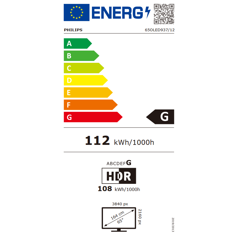 Télévision PHILIPS 65OLED937/12