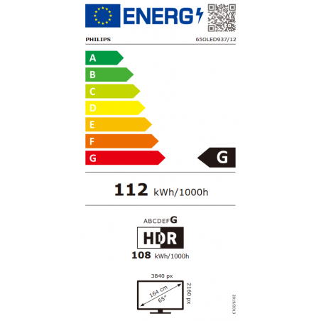 Télévision PHILIPS 65OLED937/12