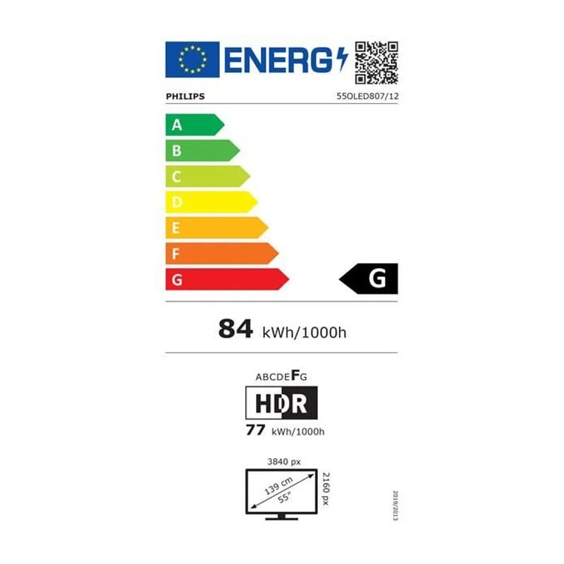 Télévision PHILIPS 55OLED807/12