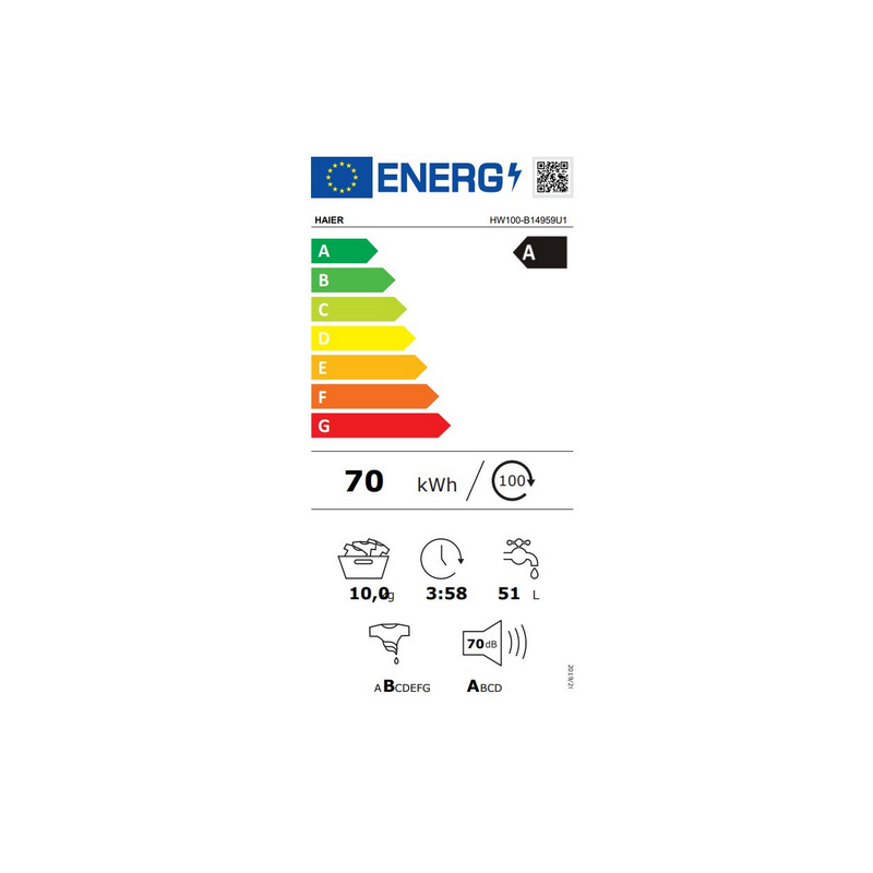 Lave Linge HAIER HW100-B14959U1FR