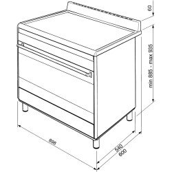 Cuisinière SMEG BG91N2