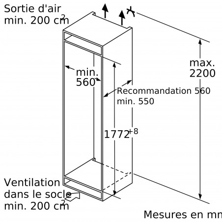 Congélateur SIEMENS GI81NECF0