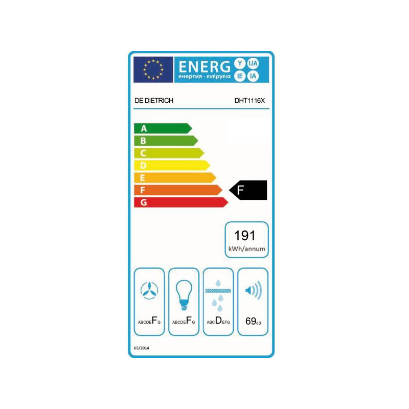 Hotte DE DIETRICH DHT1116X