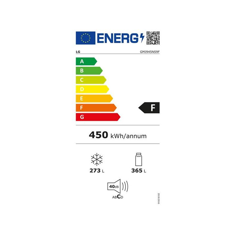 Réfrigérateur congélateur LG GMJ945NS9F