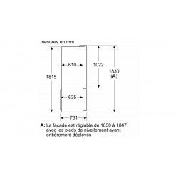 Réfrigérateur congélateur BOSCH KFN96APEA