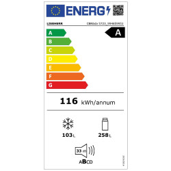 Réfrigérateur congélateur LIEBHERR CBNSDA5723-20