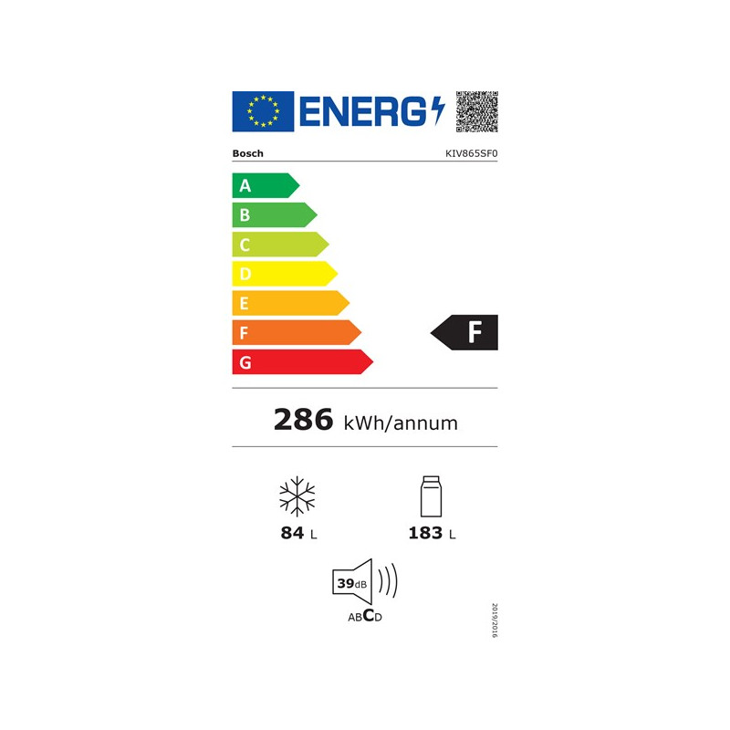 Réfrigérateur Une Porte BOSCH KIV865SF0