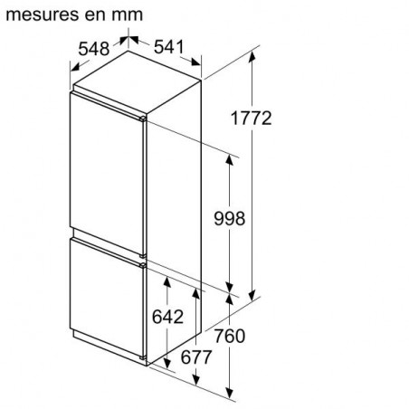 Réfrigérateur congélateur BOSCH KIV865SF0