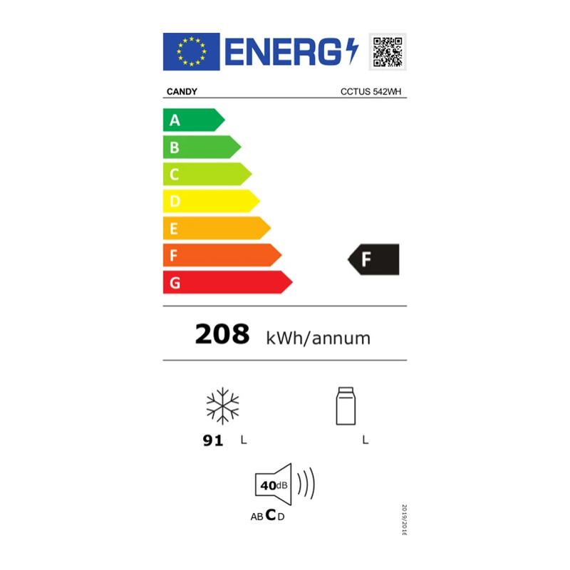 Congélateur CANDY CCTUS542WH