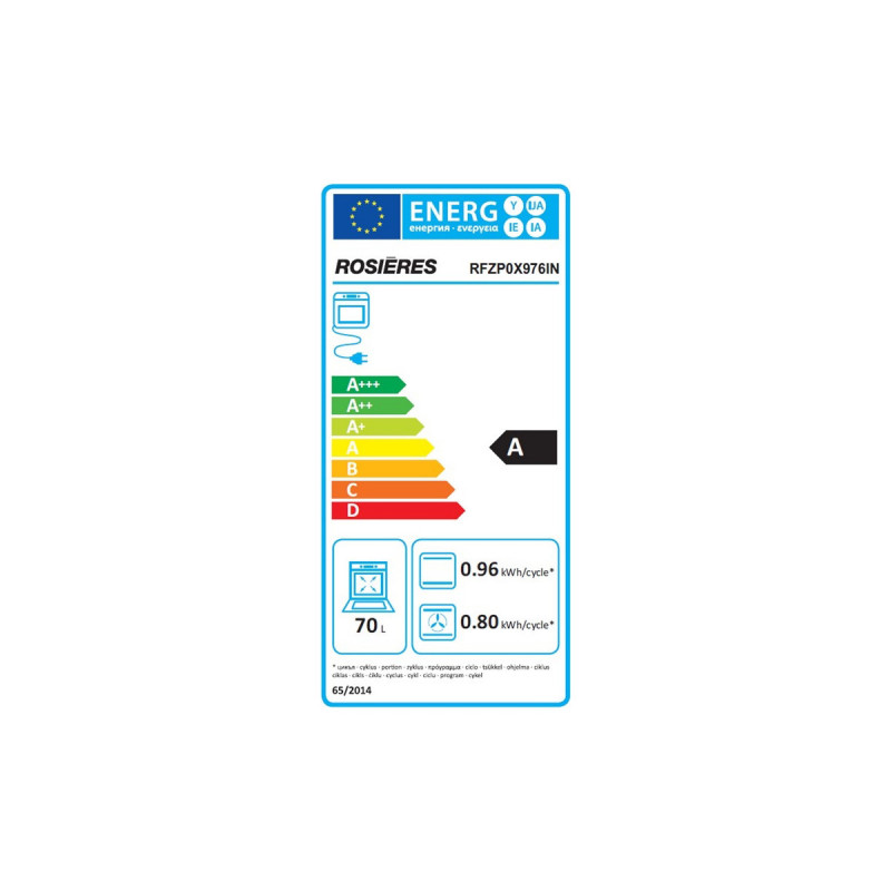 Four ROSIERES RFZP0X976IN