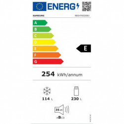 Réfrigérateur congélateur SAMSUNG RB34T602EB1